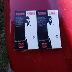 Alpacino Scarface Part 1 Part 2 VHS