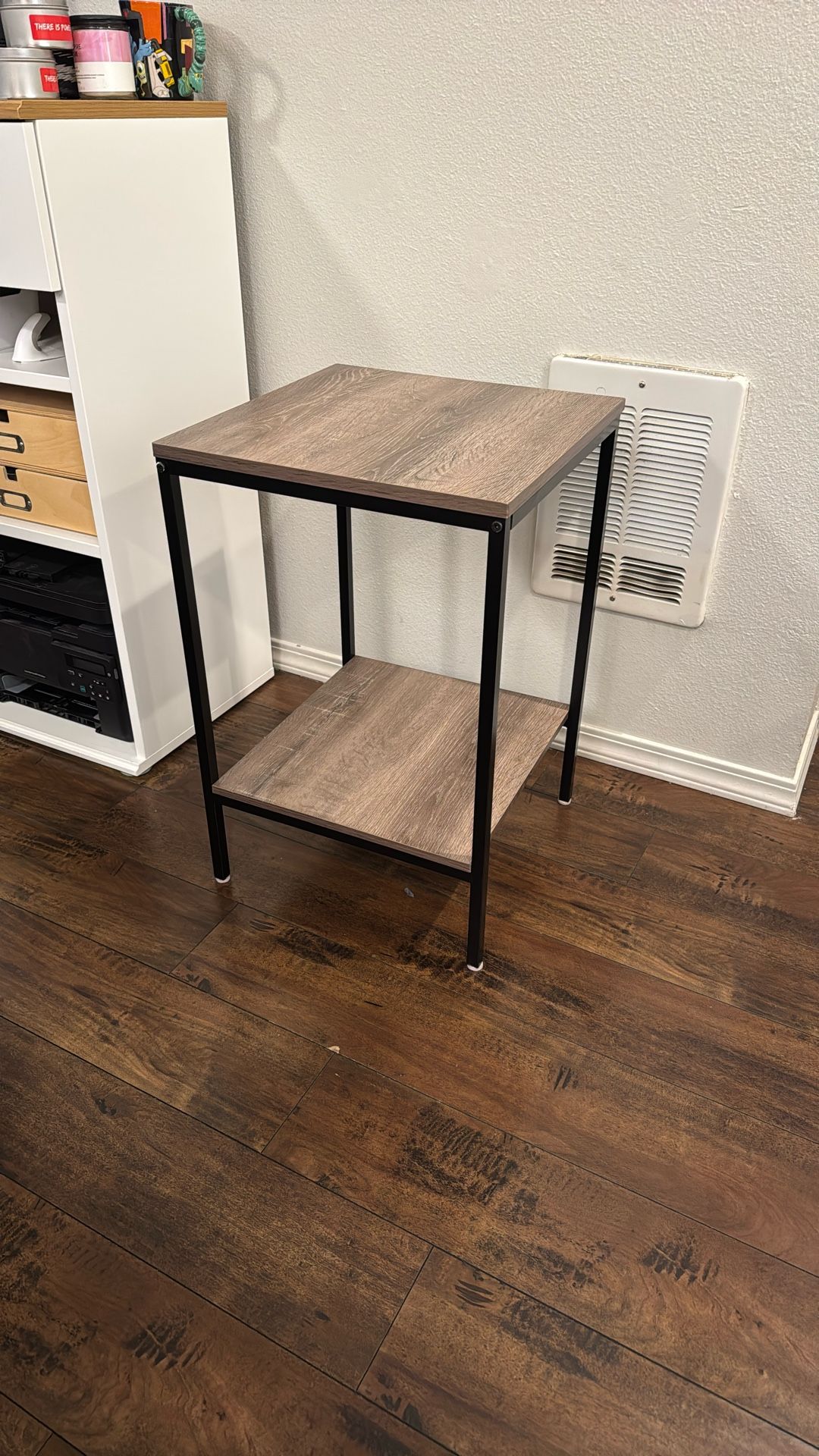 2 Side Tables, Metal Frame
