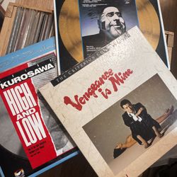 (3) LASER DISCS CRITERION Kurosawa Cinemadisc Movie Films!