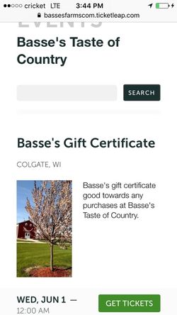 Pumpkin farm apple picking in Wisconsin, Basse Taste of Country weekend fest tickets