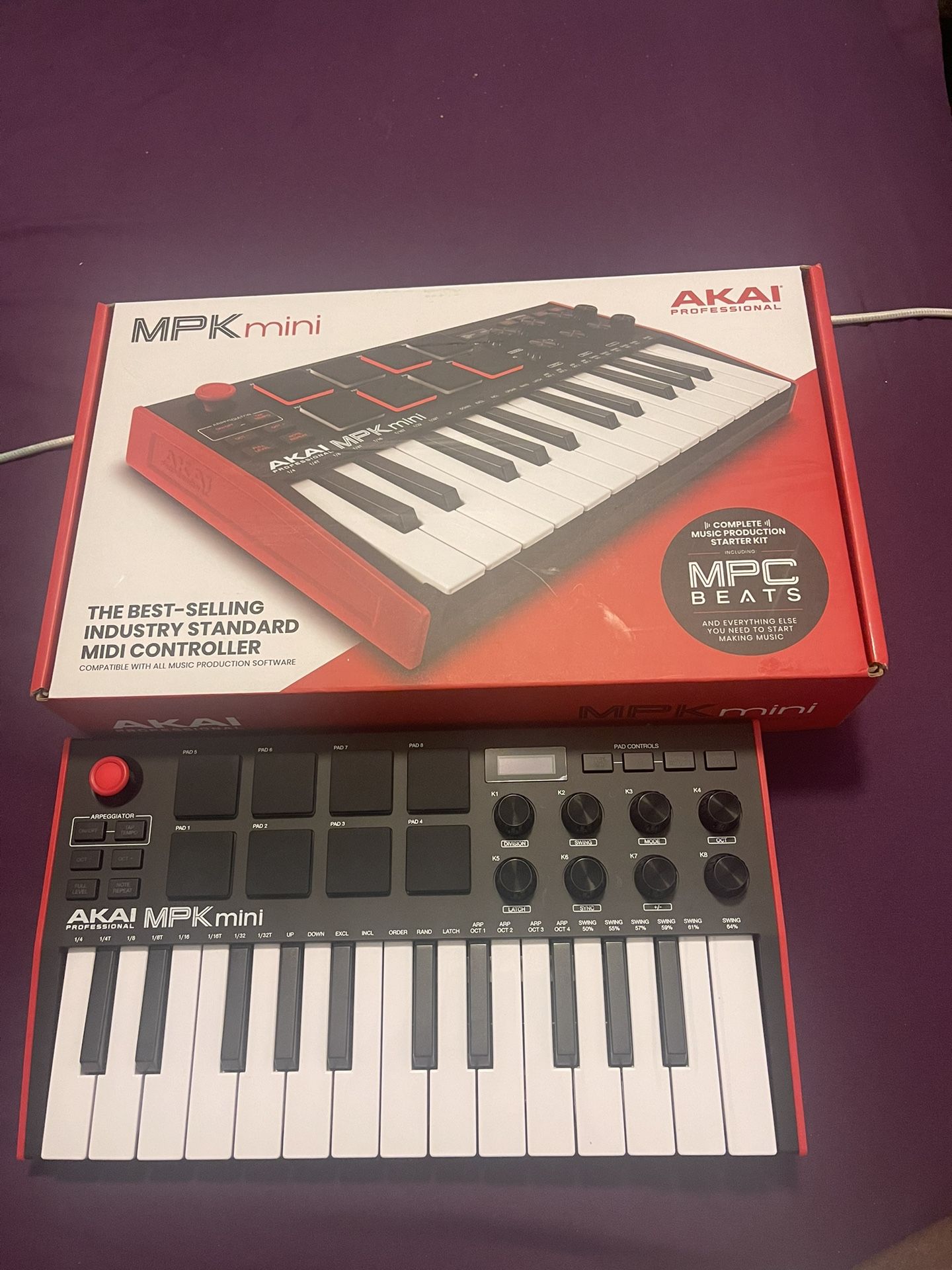 Akai MPK Mini Piano
