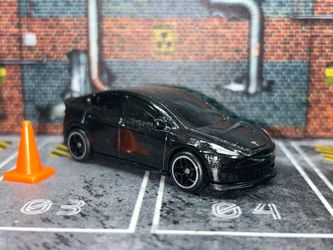 2023 Hot Wheels Tesla Model Y (grey Metallic) with Custom Rubber Tires And Rims