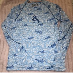 MENS CAMO BILLFISH WICKED DRY & COOL FISHING SHIRT Small by HOOK & TACKLE