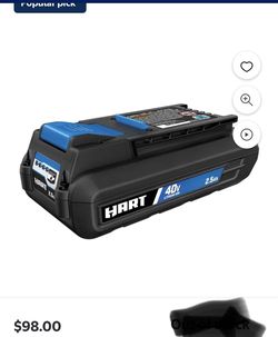 Hart 40v battery used