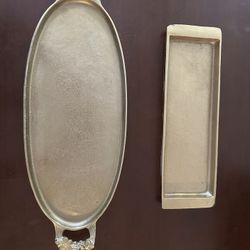 Gold Serving Trays 