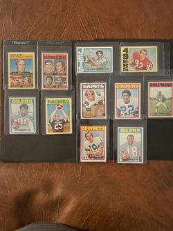 1972 Topps Football Wide Receivers