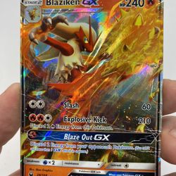  Blaziken GX - SM - Celestial Storm (CES) HP DMG