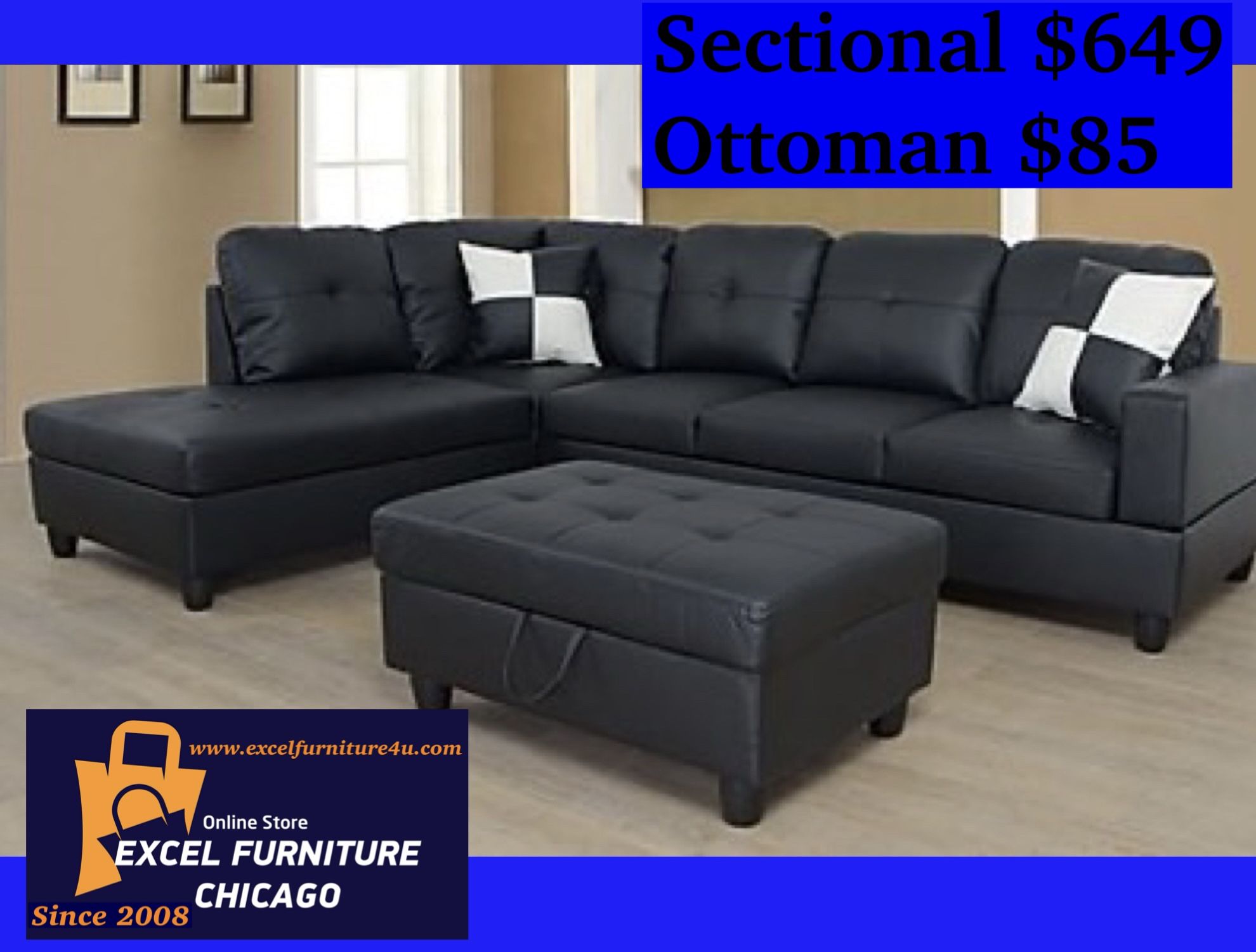 FREE DELIVERY🍀Brand New Sectional Sofa Couch