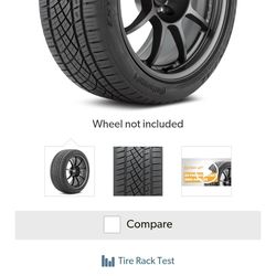 Set of 4 aluminum wheels off my 2013 Acura ILX hybrid Continental
ExtremeContact DWS 06 205 55 ZR16