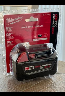 Milwaukee new 5ah battery