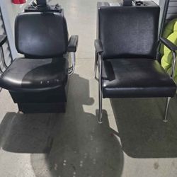 Salon Chairs w/hair Dryera
