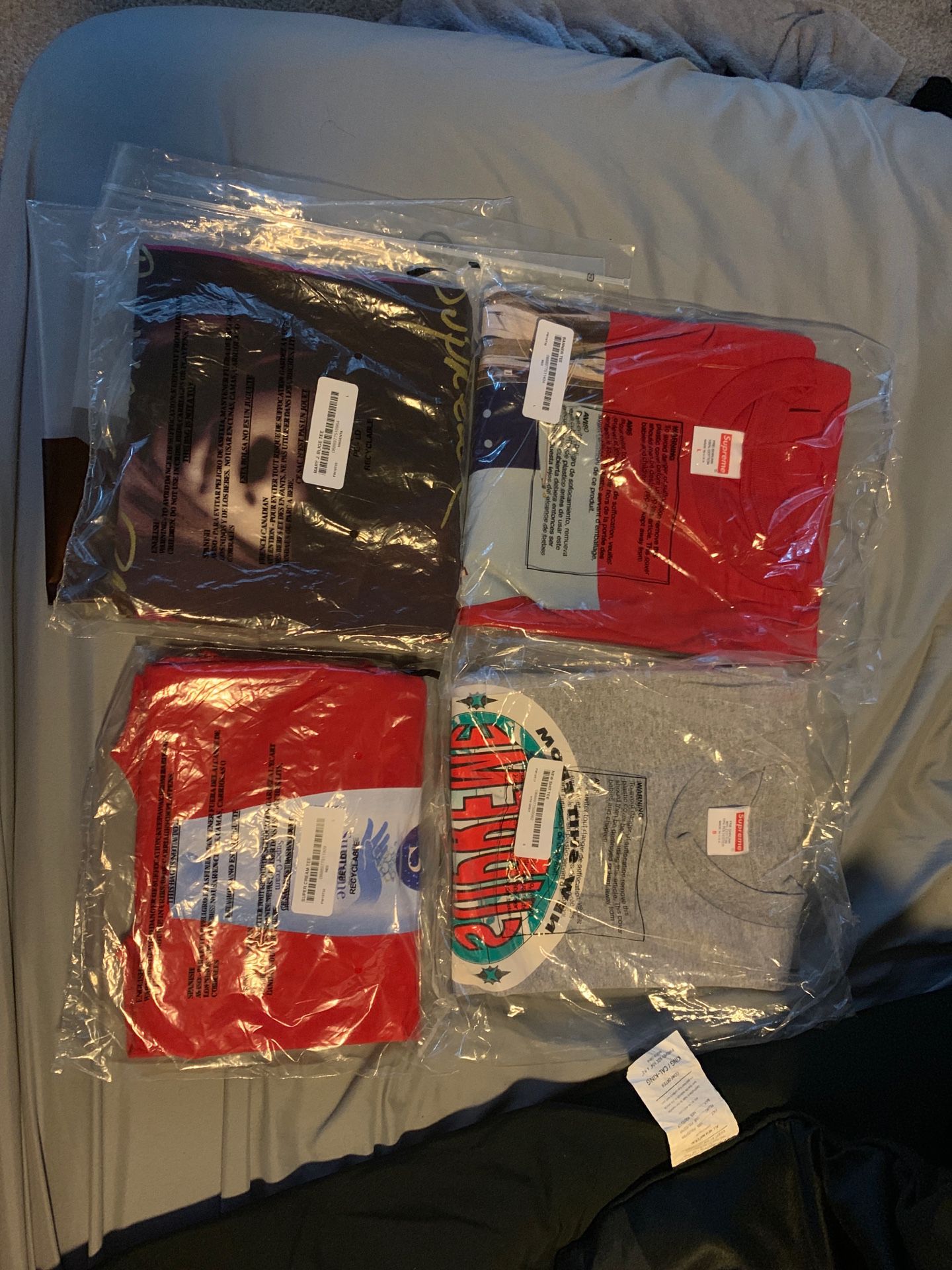 Supreme F/W 19 tees for sale!!! BRAND NEW NEVER OPENED 100% authentic!!!