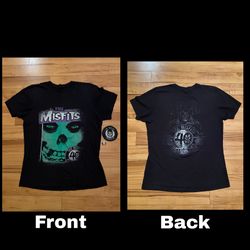 Misfits Tour Shirt (s) With Patch & Pin
