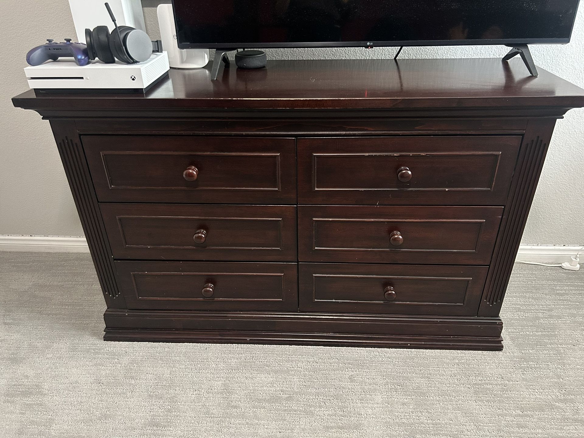 Dark Wood Dresser
