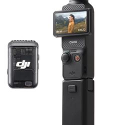 DJI Osmo Pocket 3 Creator Combo, Vlogging Camera with 1'' CMOS, 4K/120fps Video, 3-Axis Stabilization, Face/Object Tracking, Fast Focusing, Mic Includ