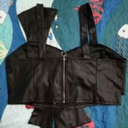 Sexy Faux Crop Top New  2x