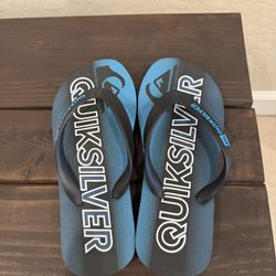 Brand new boys quicksilver flip flops