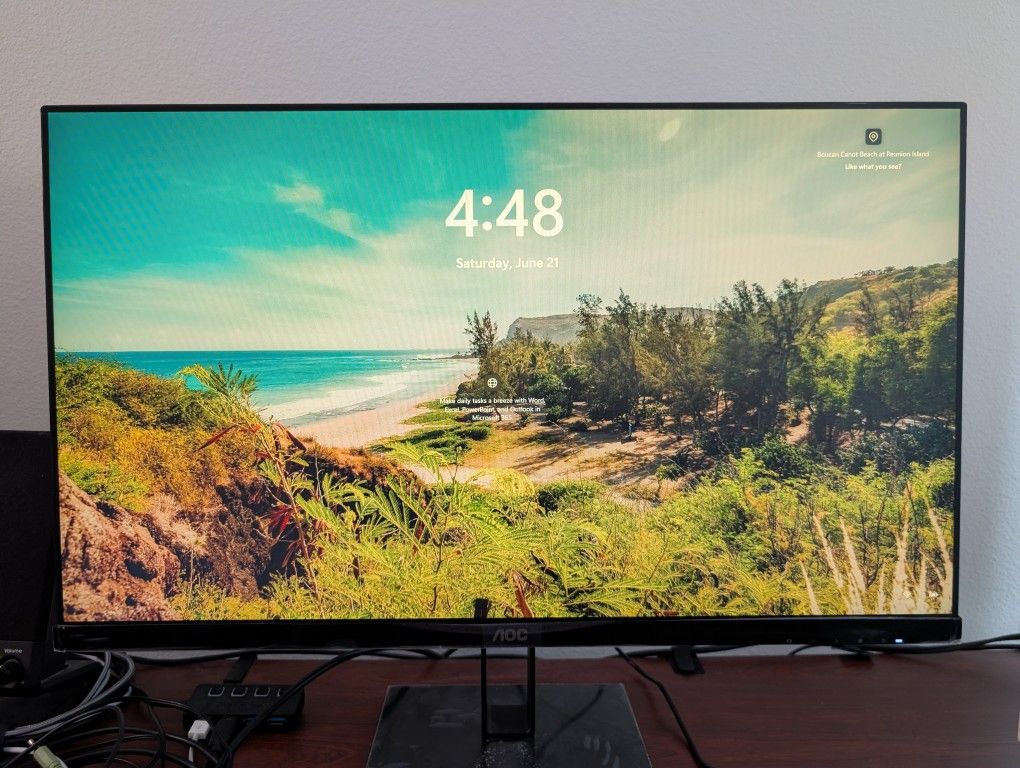 AOC 27” LCD monitor