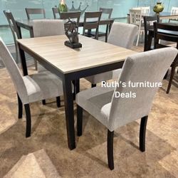 5-Pc Dining Table Set