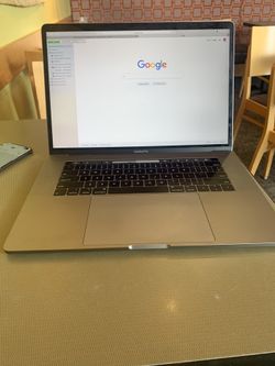 MacBook Pro 2018 model 15.4 inch 512GB