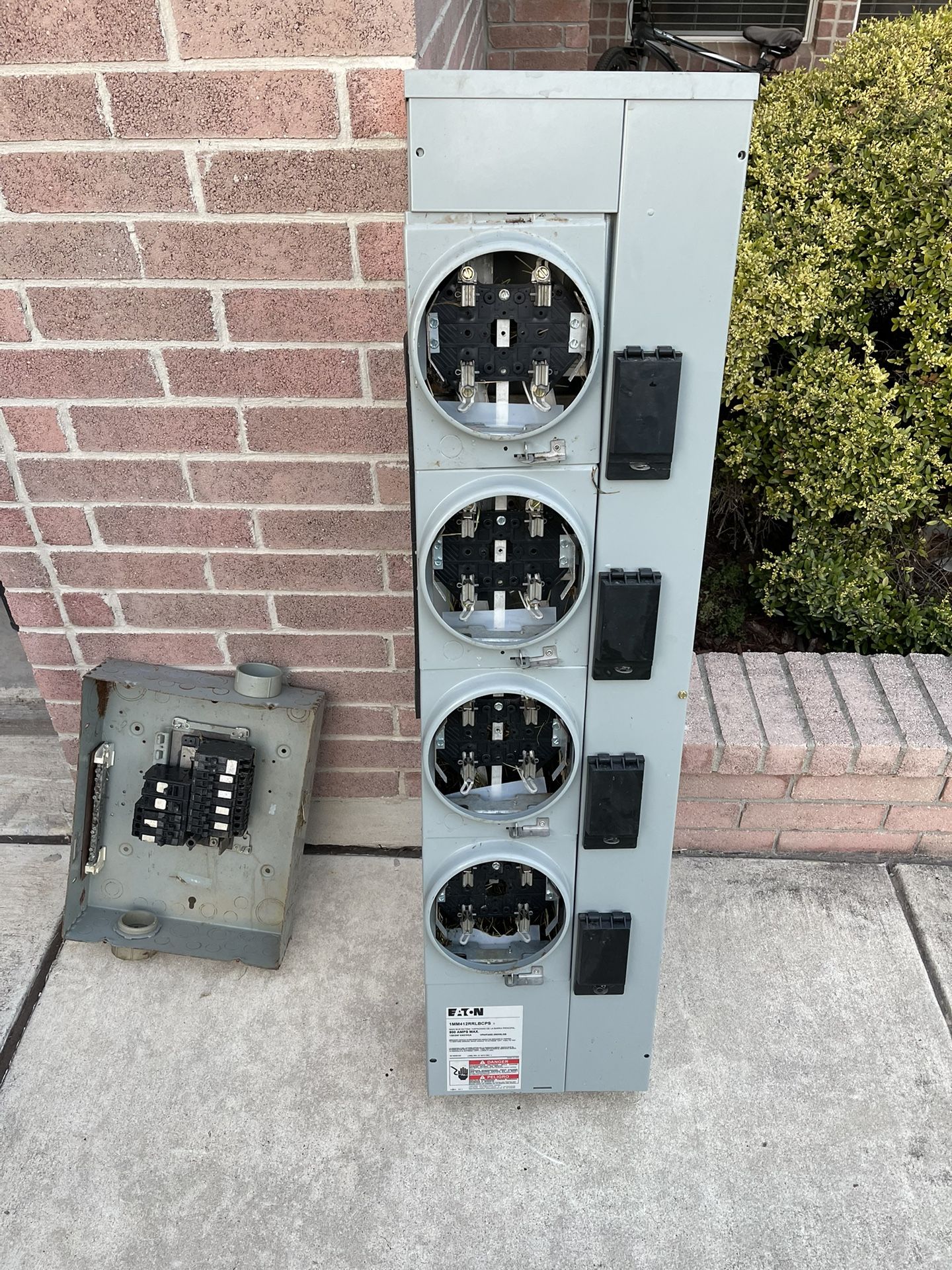 Breaker Box And 4 Gang Meter Box