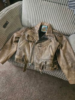 Hard core leather jacket