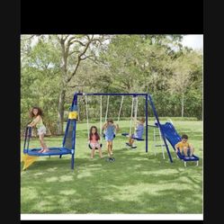 Kids Outdoor Play And Swing Set