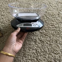 Kitchen Scale With Bowl. Never Used. Sealed Box