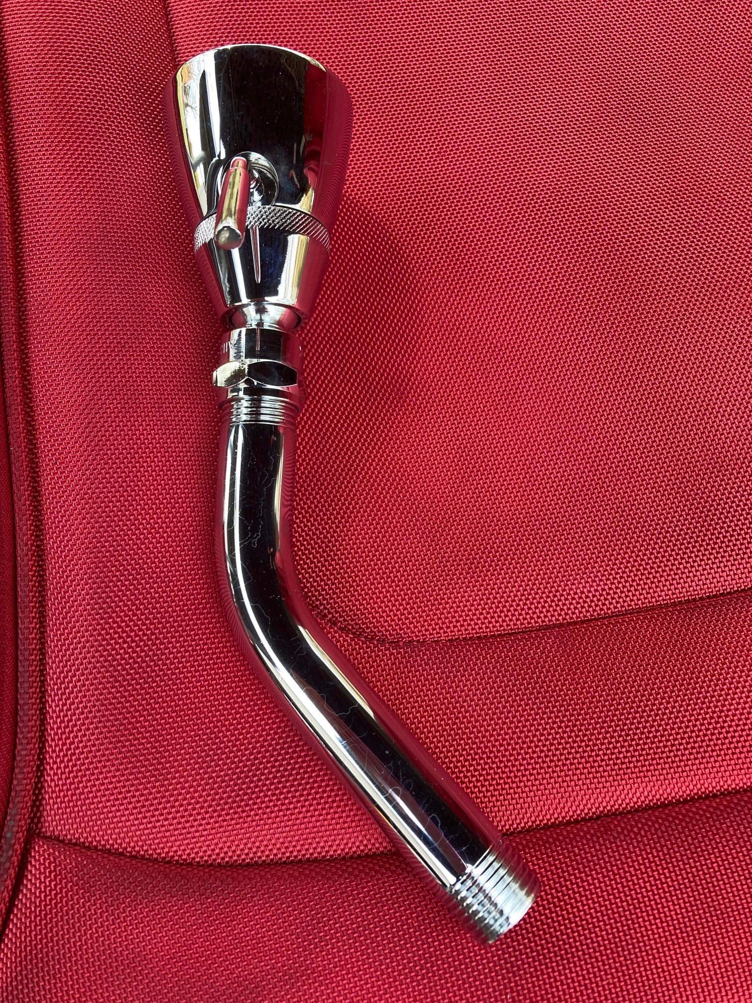 BRASS PLATED SHOWERHEAD ~ NEW