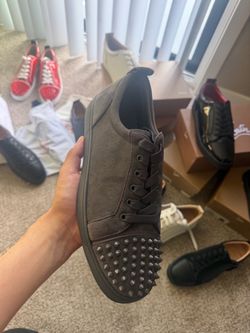 Gray Suede Loubutin