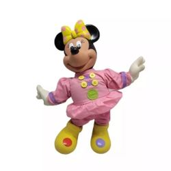 Vintage Disney Mattel Minnie Mouse Musical Band Leader Toy Doll Sound Read Below