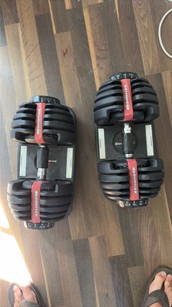 Bowflex adjustable dumbbells