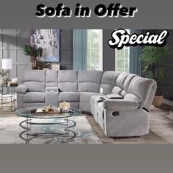 Recliner Sectional Sofa In Offer 🔥🔥🔥
