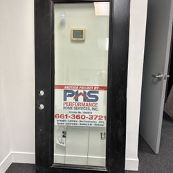 36”x80” Single Light Exterior Glass Door