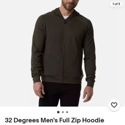 32 Degrees Men's Full Zip Hoodie 