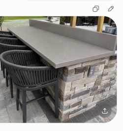 Slab quartz only grey 90 inch long x 23 wide