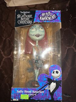 NECA Nightmare Before Christmas Sally Head Knocker