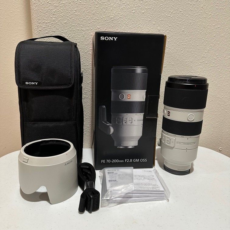 Sony 70-200 F2.8 Gm G Master Lens E Mount