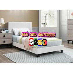 Twin Size Bed And Mattress 