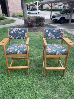 Billiards high chairs pool table chairs