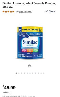 Similac advanced formula