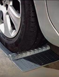 1, NEW, Parking Mat Guides for Garage Vehicles, Antiskid Car Safety Park Aid.