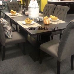 7 Pc Dining Table Set Brand New In Box