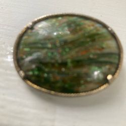 1940s Art Glass Broach