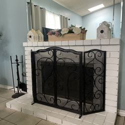 Fire Place Screen 