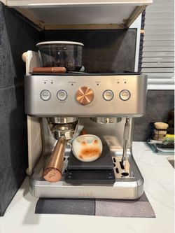 Cafe Automatic Espresso Machine, 15-Bar, Steel Silver, Coffee, Espresso Machines