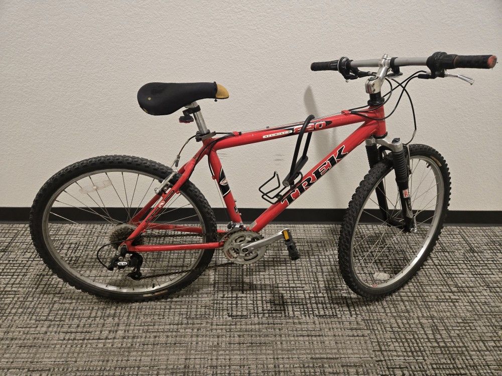 21-Speed Trek Mountain Bike with Bike Lock Included