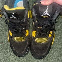 Yellow lightning jordan 4s