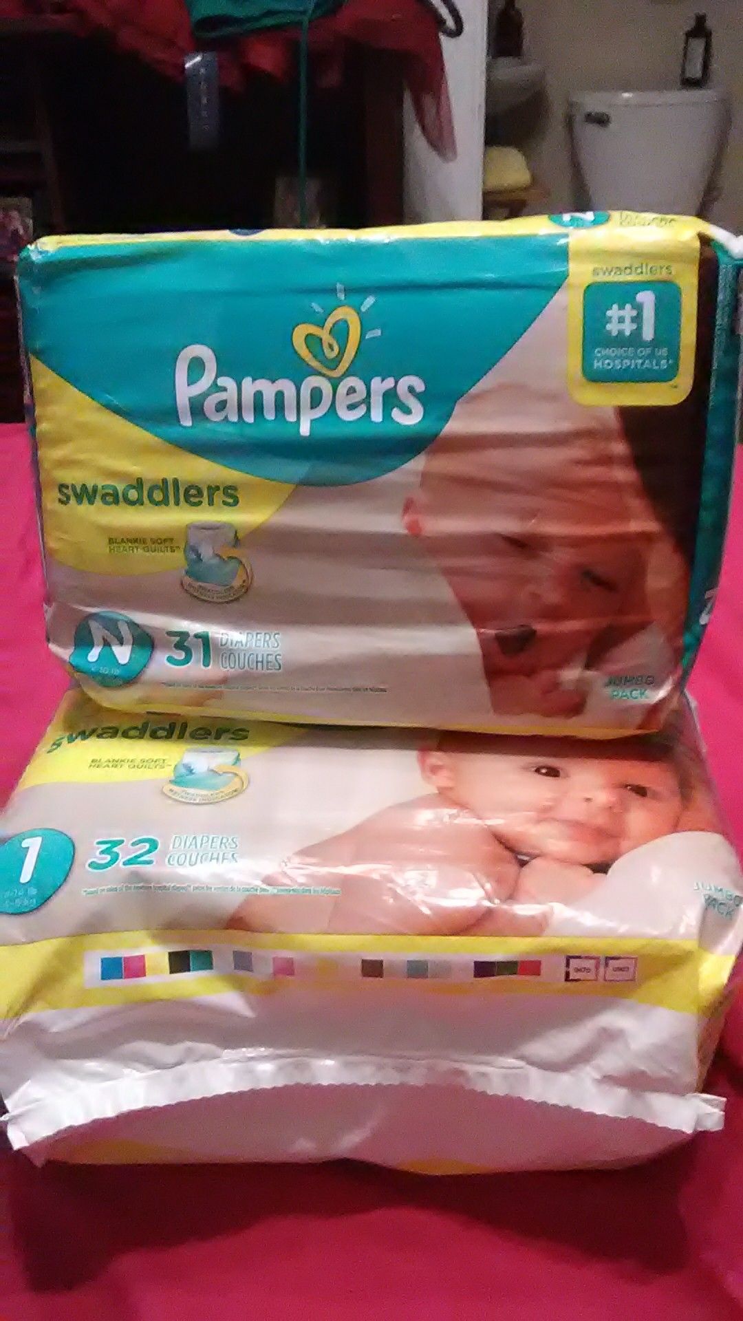 Brand New Pampers diapers