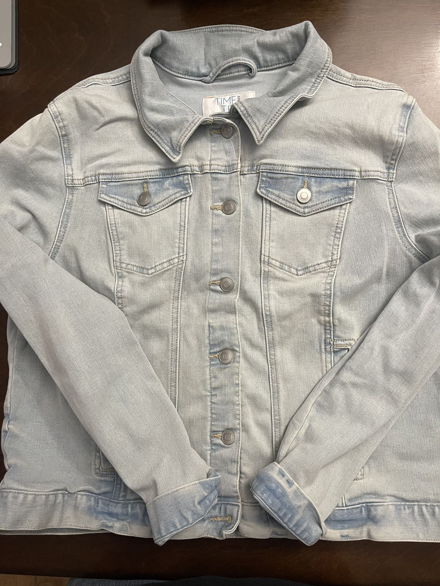 Time And Tru Girls Jean Jacket Size Xl 16-18